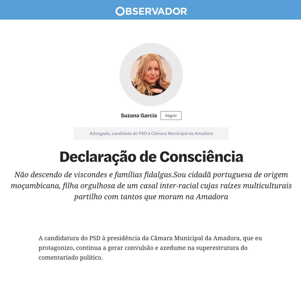 2021-04-29 - Declaração de Consciência de Suzana Garcia