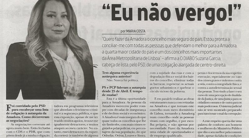 2021-05-28 - "Eu não vergo!" - Entrevista ao jornal "O Diabo"